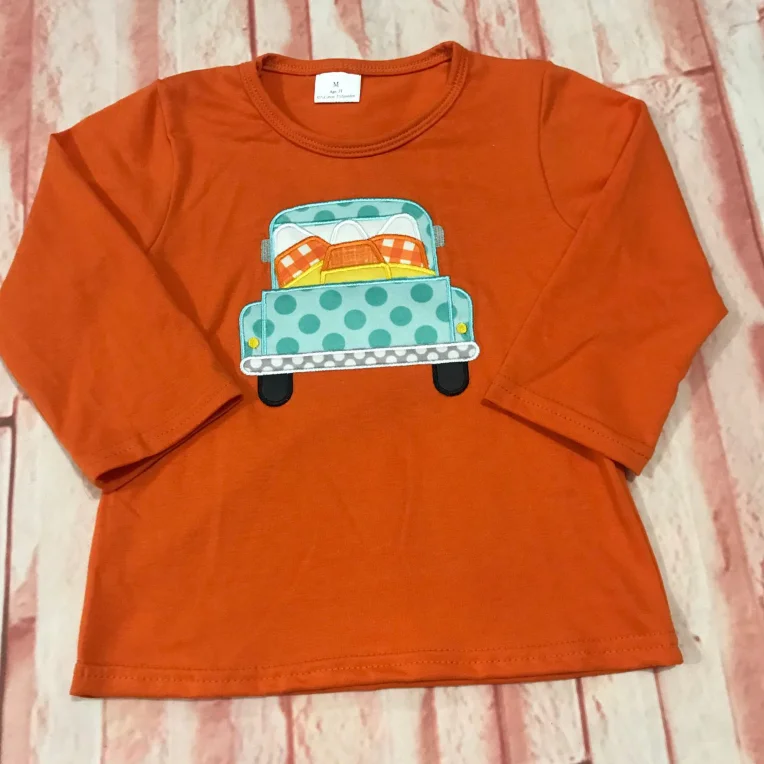 Autumn full girl  boys baby tops long sleeves Christmas children's clothing image 5