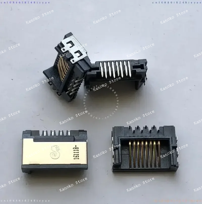 

Новый интернет-порт Rj45, 8p, половина порта H5.25, ультракороткий корпус 10,6 мм, 10 шт.