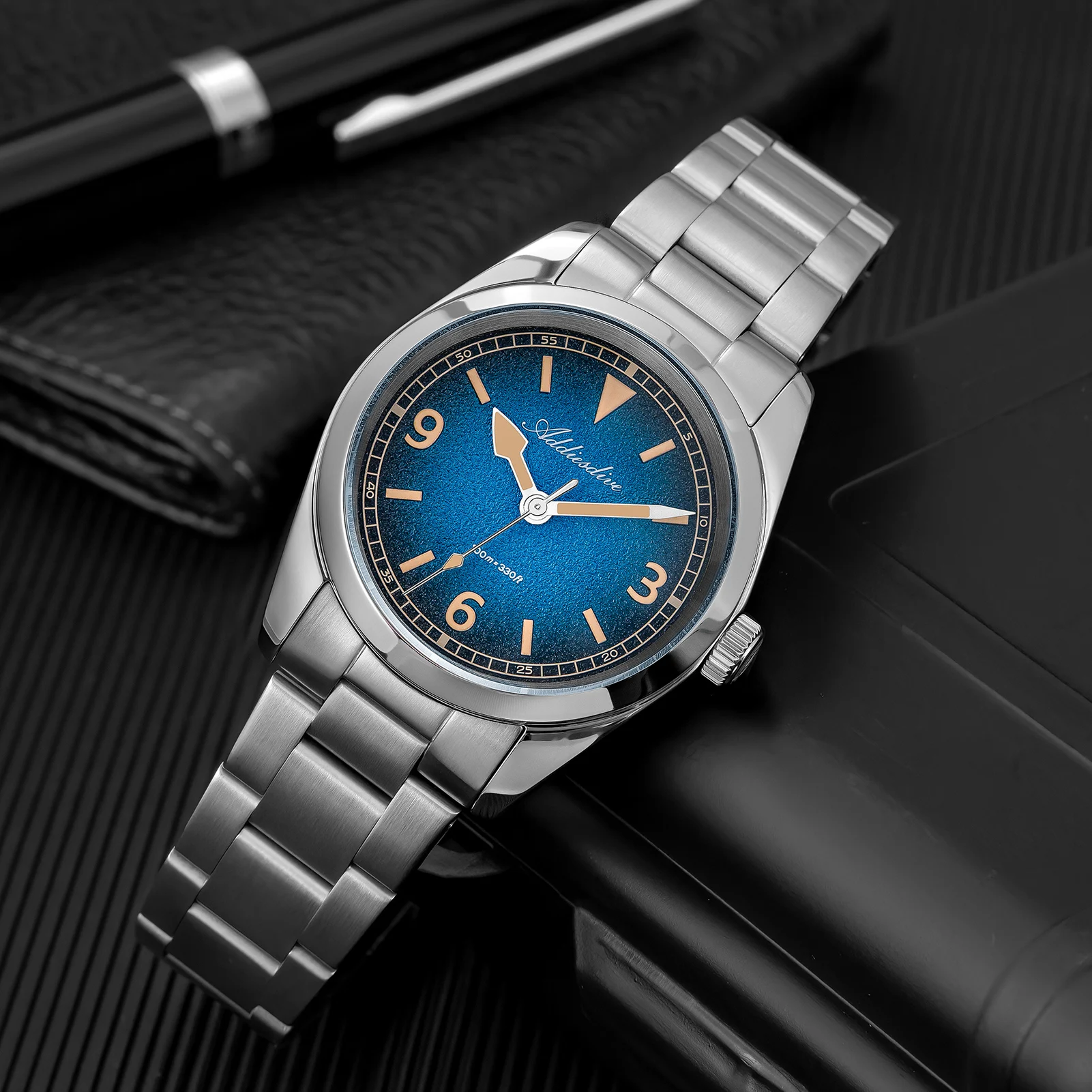

ADDIESDIVE Waterproof Reloj Hombre BGW9 Super Luminous Sapphire Glass Men's Diver Quartz Watch 316L Stainless Steel Wristwatches