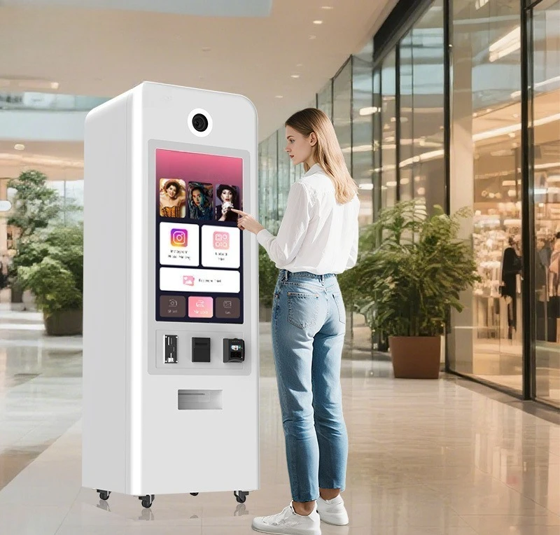 Portable Instant Print Instagram Touch Screen Self Service Photo Booth