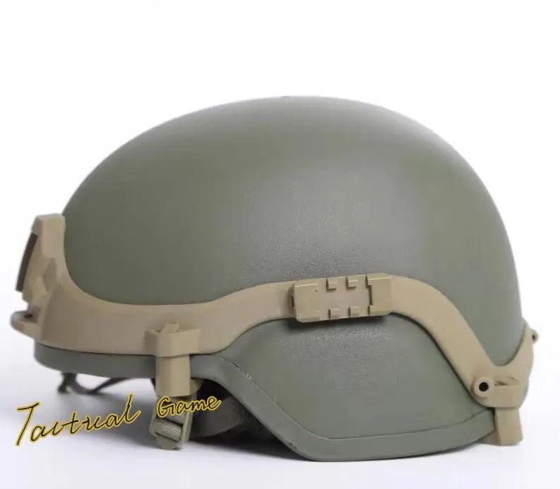 New Style Tactical Helmet with Rails / Fiberglass Helmet Outdoor Protection