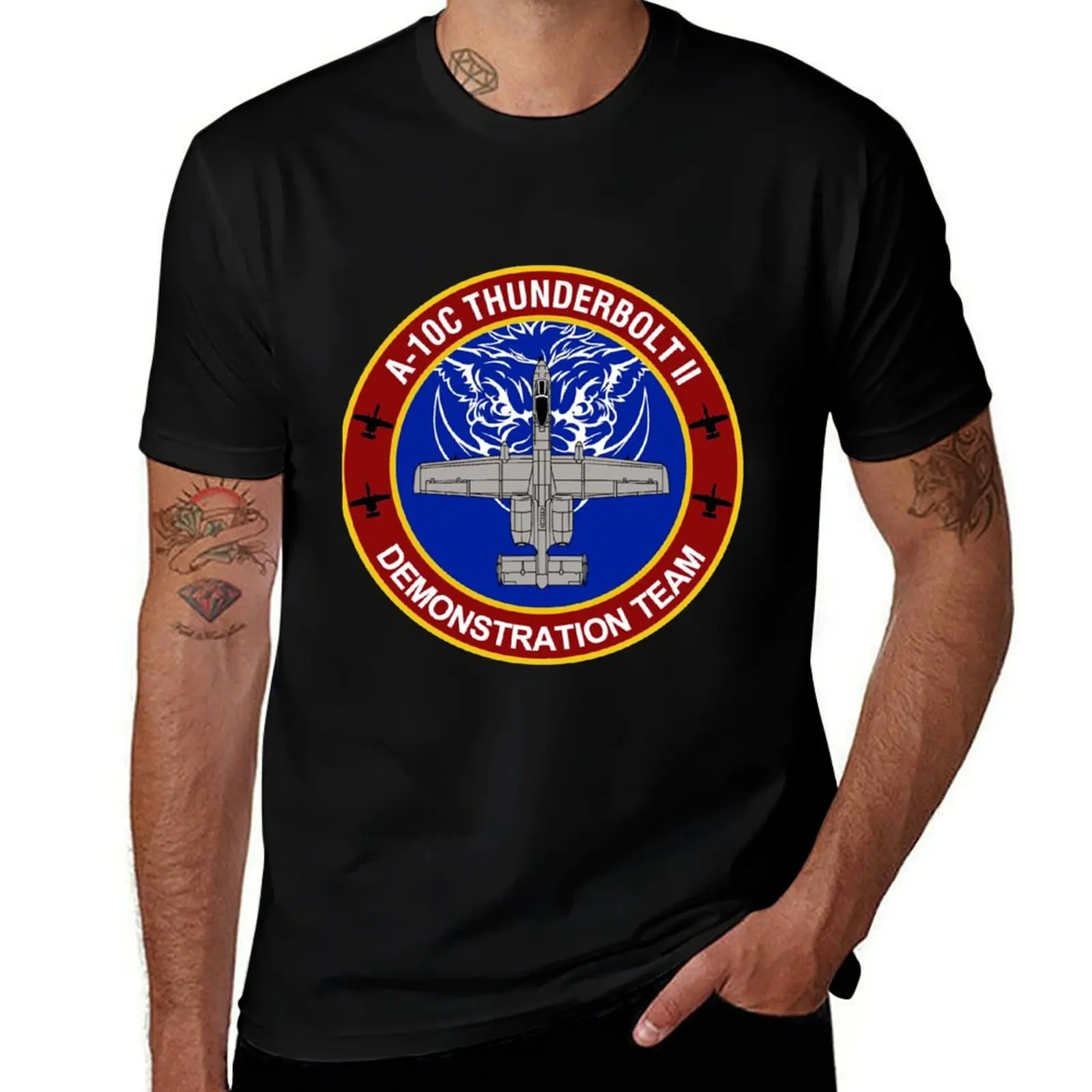 A-10 Warthog Flight Demonstration Team T-Shirt Big Size Loose Fit Tee Shirt T-Shirt