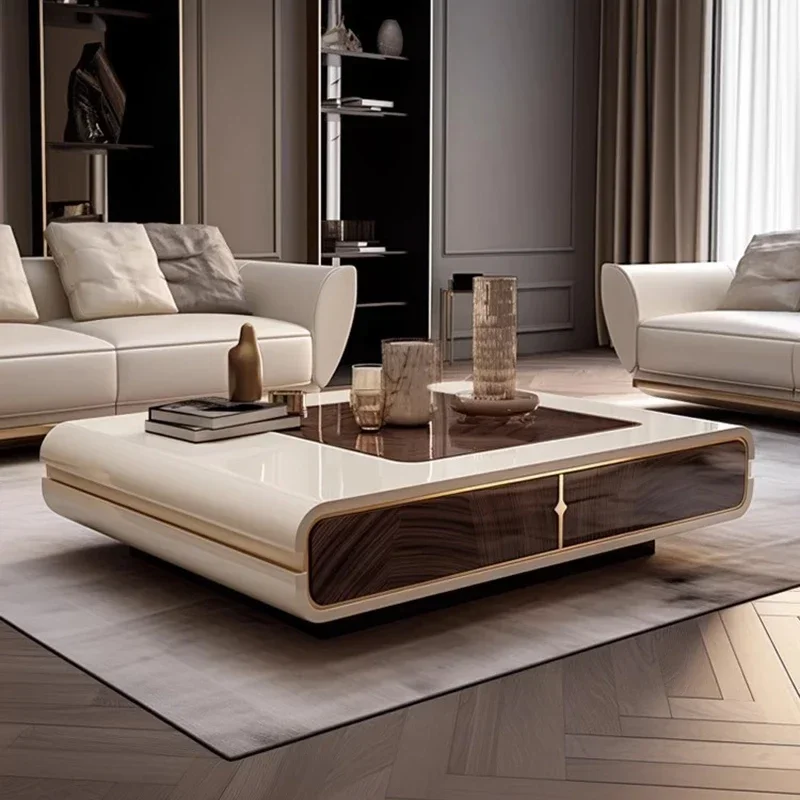 Nordic Luxus Kaffee Tische Erweiterte Moderne Einfache Wohnzimmer Kaffee Tische Villa Hotel Home Möbel Stolik Kawowy FYCT