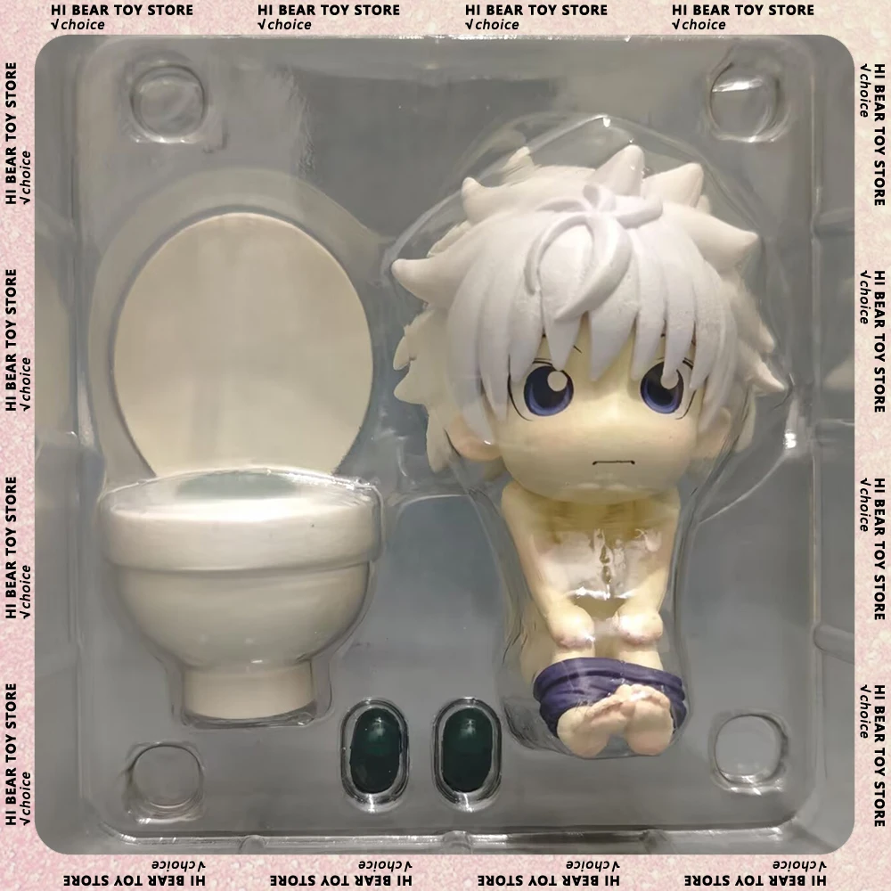 

Фигурка Hunter×Hunter Killua Zoldyck, аниме-фигурки, милый туалет, фигурка Killua, модель 12 см, статуя из ПВХ, коллекция кукол, игрушки, подарки
