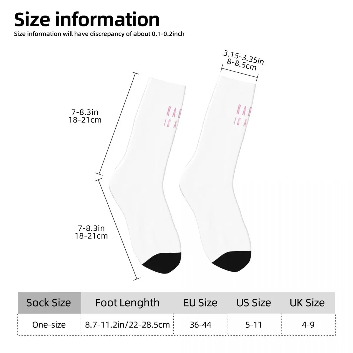 Karma Is A Cat Stockings Women Men Socks Breathable Kawaii Socks Autumn Outdoor Anti Bacterial Design Socks Gift