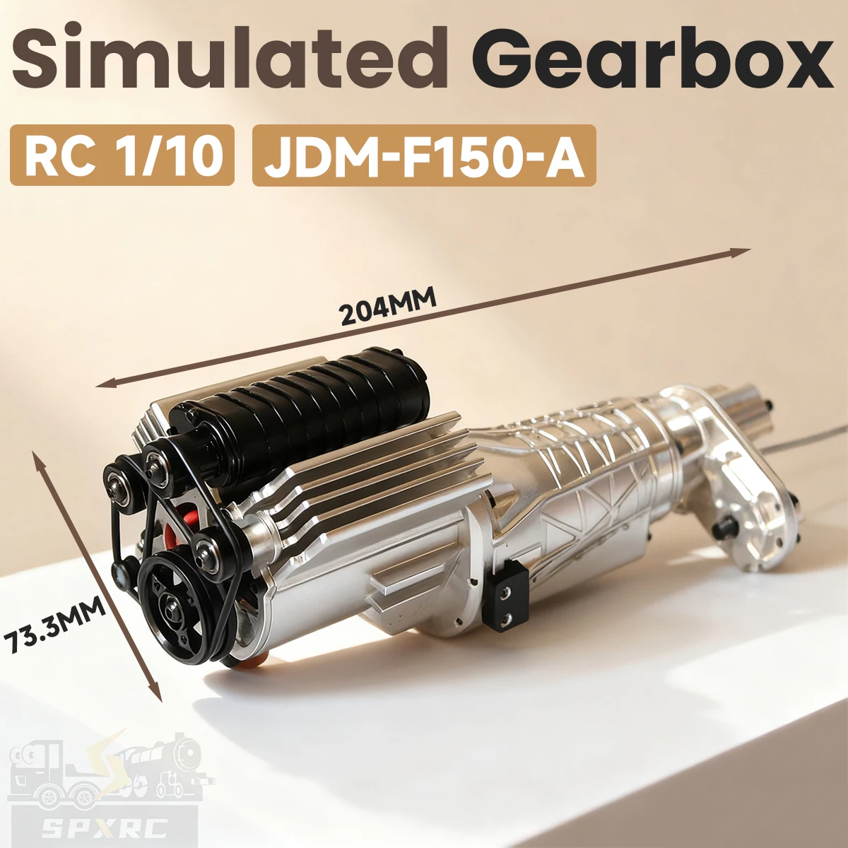 

Коробка передач двигателя, имитирующая металлическую вторая шестерня, коробка передач JDM-138 для дистанционного управления, альпинистский автомобиль, 1/10, пикап, игрушки, детали модели