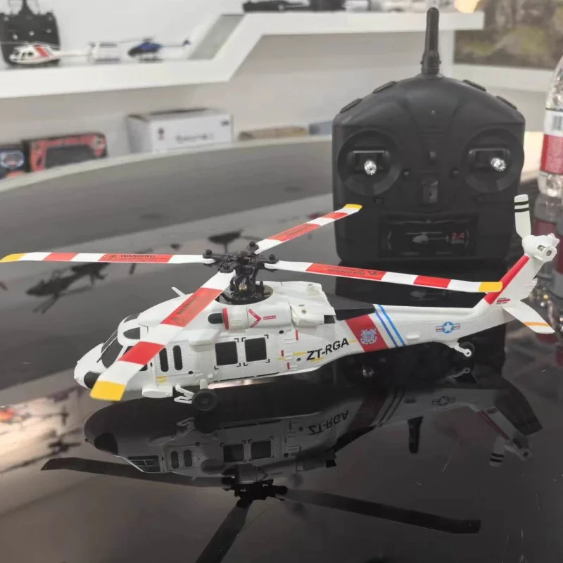 K270 بلاك هوك UH-60L فرش التدفق البصري الارتفاع عقد الإصدار 4-CH 4-Blade Aileronless هليكوبتر مع 6 محاور الدوران