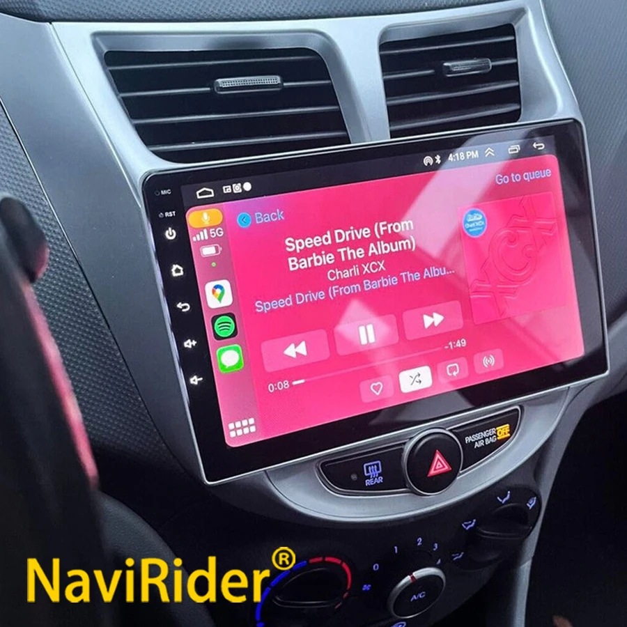 

Головное устройство NAVIRIDER для Hyundai Solaris Verna Accent 2010-2016, беспроводной Carplay, Android, авторадио, сенсорный экран, GPS, Bluetooth