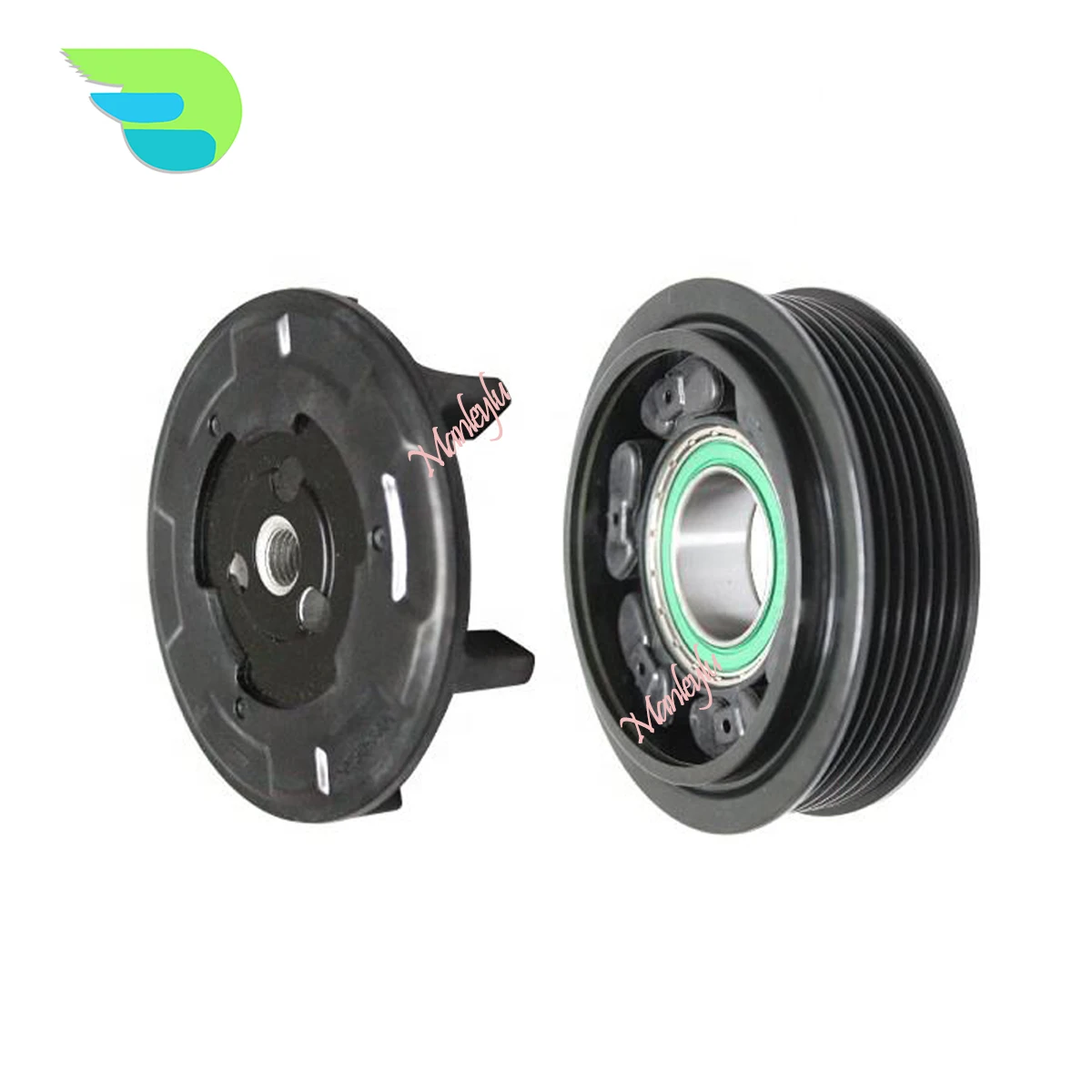 AC Air Conditioning Compressor Clutch Pulley 6SEU14C For SKODA FABIA VW POLO SEAT CORDOBA IBIZA AUDI A2 1.4 6Q0820808