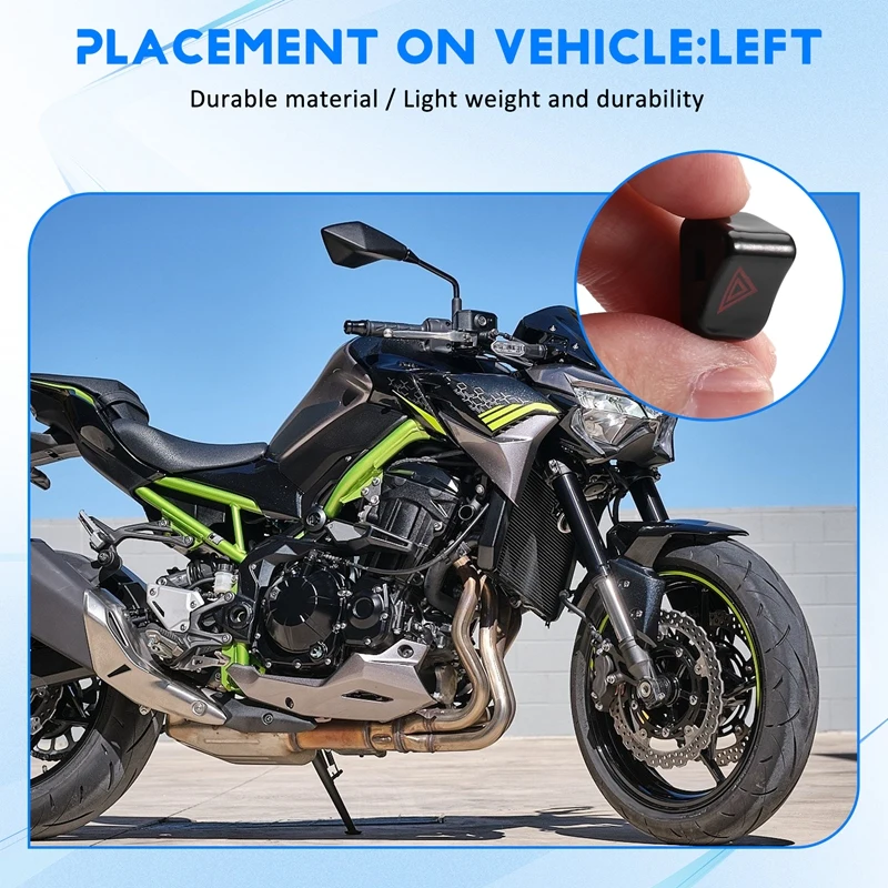 Pulsante interruttore di emergenza combinato sinistro per Kawasaki Z900 Versys 650 1000 2020-2022