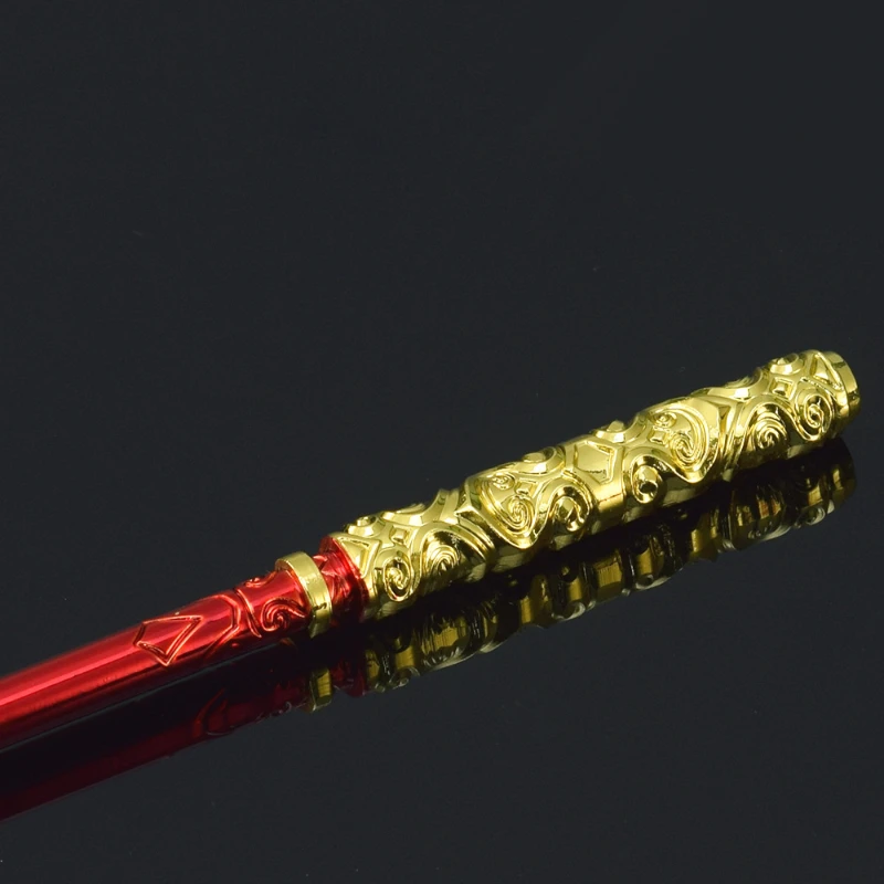 22 センチメートル/8.66 インチ大胆不敵な契約定海海固定針武器モデルゴールデンフープスティックゲーム周辺装飾コレクションおもちゃ