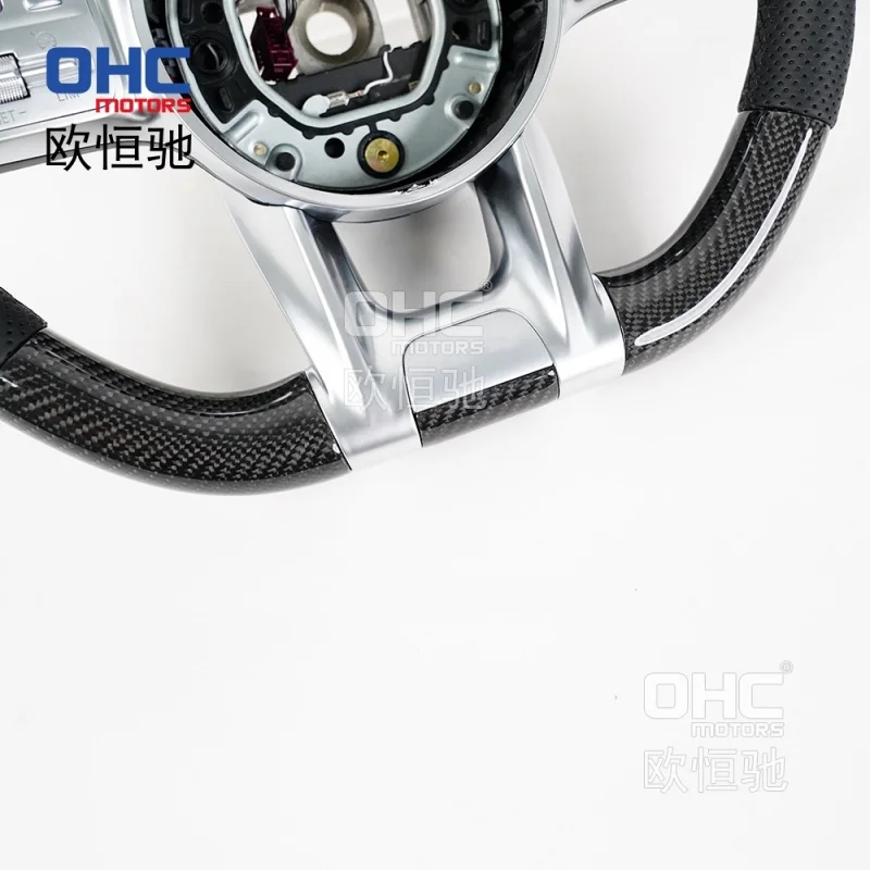 For Mercedes-Benz AMG G63 809  18-24 modified high-end carbon fiber car steering wheel with components
