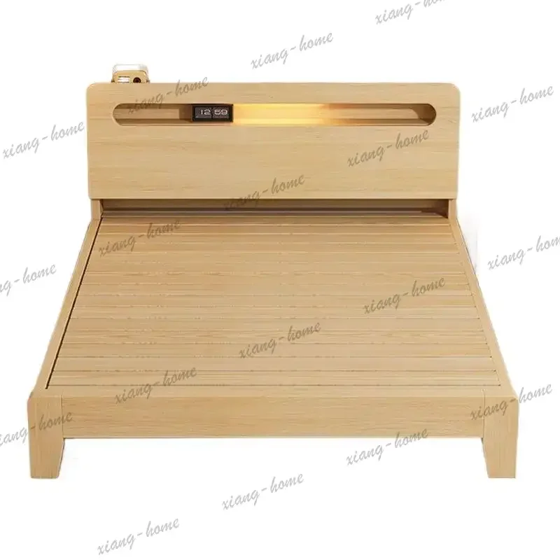 PG Couples Decoration Double Bed Accessories Stuff Luxury Queen Double Bed King Headboards Letto Matrimoniale Furniture