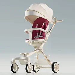 Buggy per bambini pieghevole per esplorare più come famiglia, passeggino per tutti i terreni a 4 ruote, leggero, compatto, ammortizzante, durevole