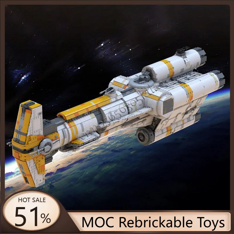 NEW 3896 PCS MOC War Series Double Starship Warplane Midi Scale Modular Building Blocks Version Bricks Model Children Toys Gifts