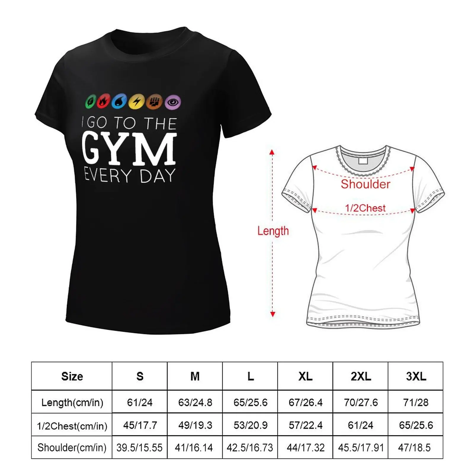 I go to the gym everyday T-Shirt tees animal print shirt for girls graphics plus size tops summer clothes for Women image 6