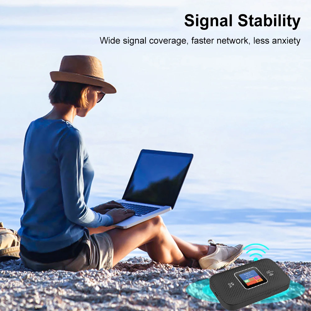 

4G мобильный Wi-Fi-маршрутизатор 150 Мбит/с LTE Портативная точка доступа Wi-Fi со слотом для SIM-карты Беспроводной интернет-маршрутизатор Type-C для офиса и путешествий в автомобиле