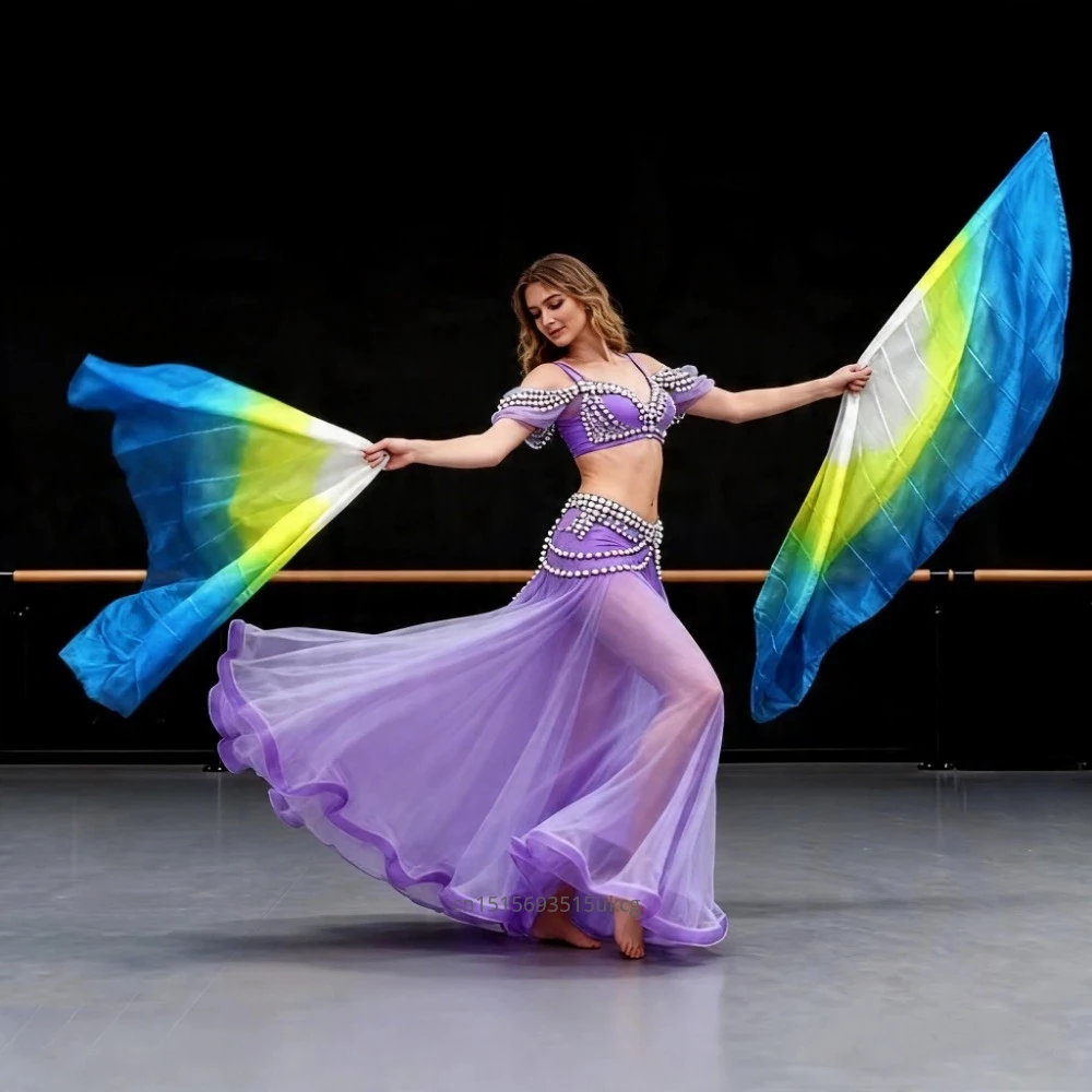 

1/2 шт. Флаги для танцев и хваления, 100% натуральные шелковые вуали, флаги-крылья ангела, баннеры для хваления в церкви, реквизит для выступлений на открытом воздухе, шелковые вуали