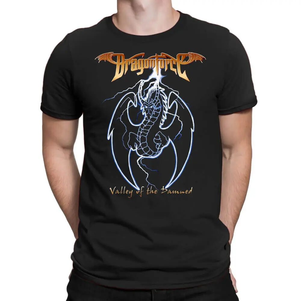 

Dragonforce Valley Of The Damned UK Music T-Shirt Unisex T-shirts Cotton Luxury Brand Vintage Oversized