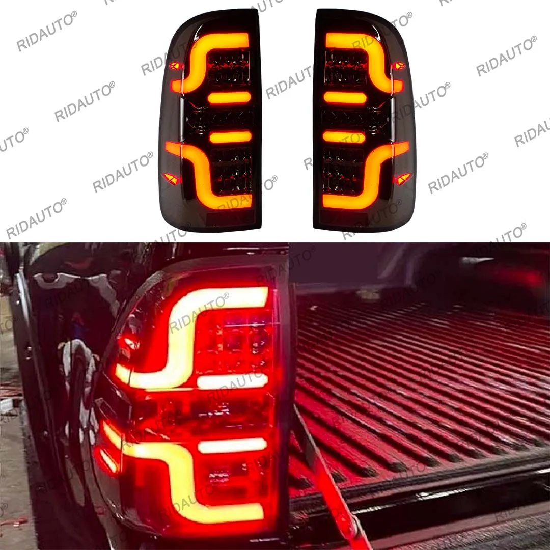 Tail Lights Taillamp Back Stop Lamp Lights Car Accessories Auto Rear Running Lamp Brake Reverse Turn Signal For Hilux 2005-2014