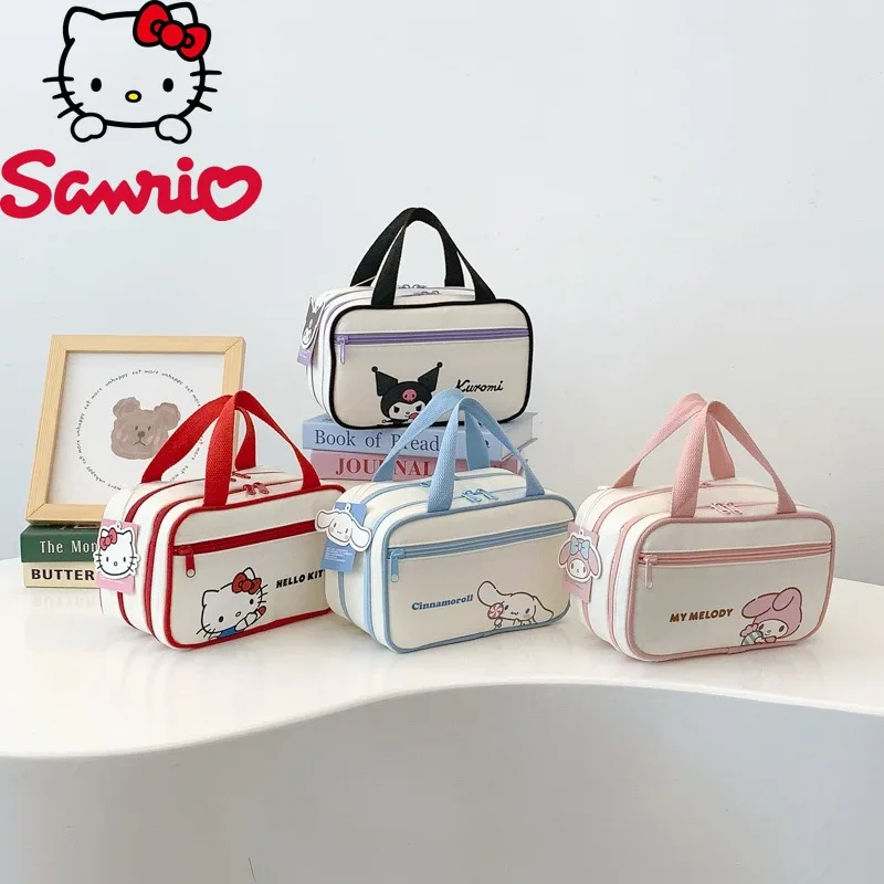 

New Women's Makeup Bag Business Travel Multi Layered Toilet Bag Cartoon Cute Large Capacity Portable Travel Handheld Storage Bag