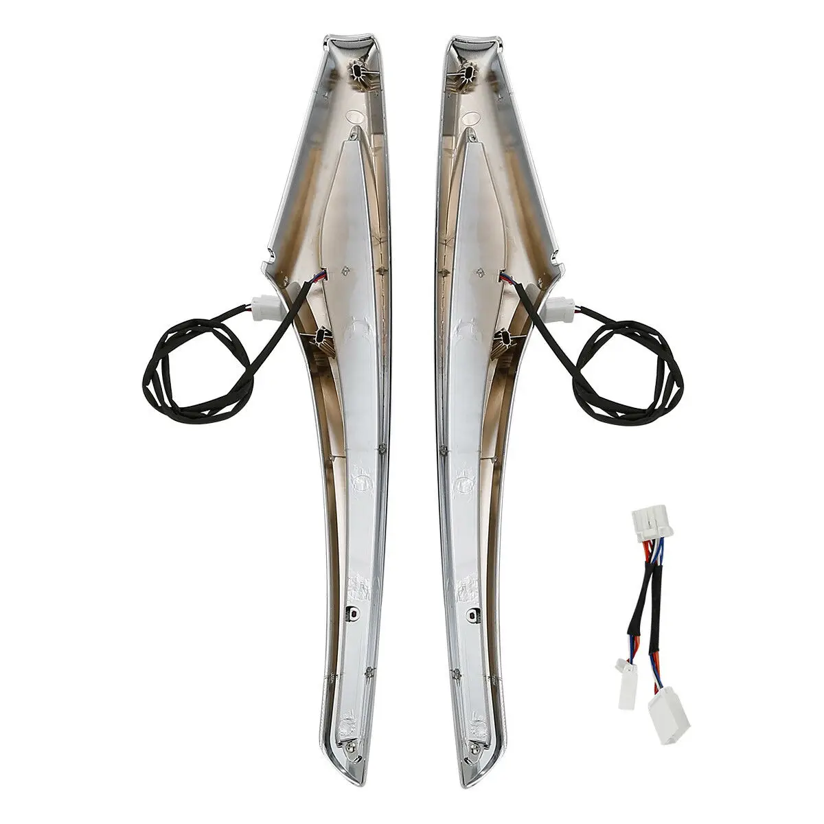 Accento borsa laterale Swoop Luce LED rossa adatta per Honda Goldwing GL1800 2012-2017 F6B 2013-2017