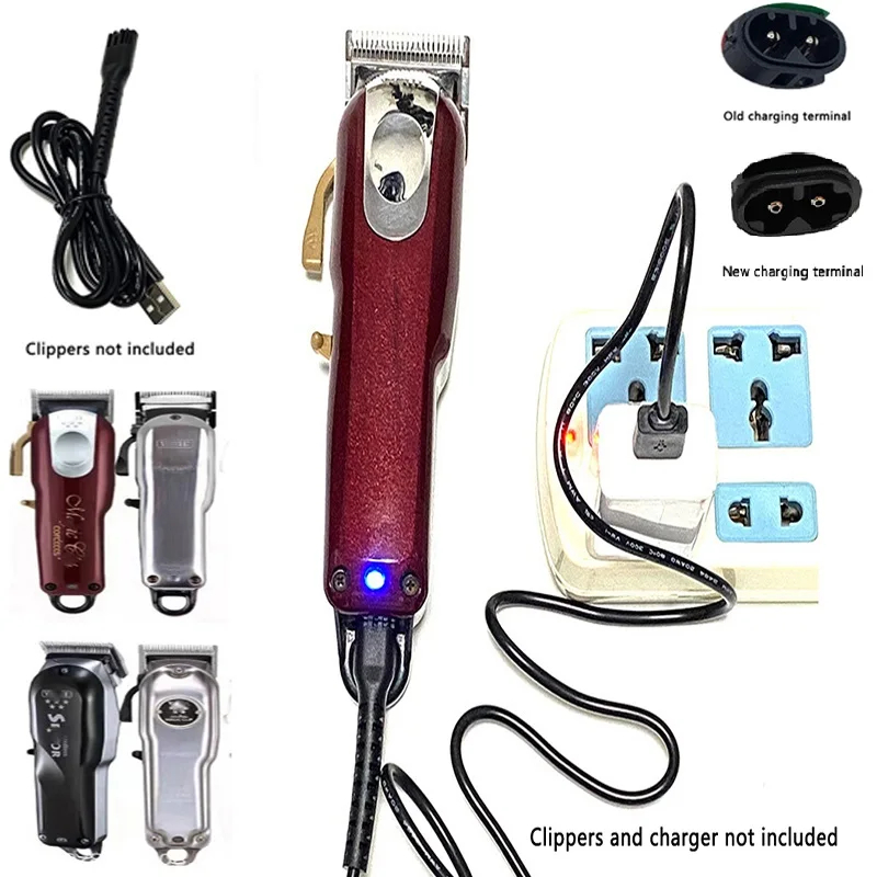 Length 1/2M USB Charging Cable Adapter Cord Electric Hair Clippers Power Supply For 8148/8591/8504 Electric Clipper Access