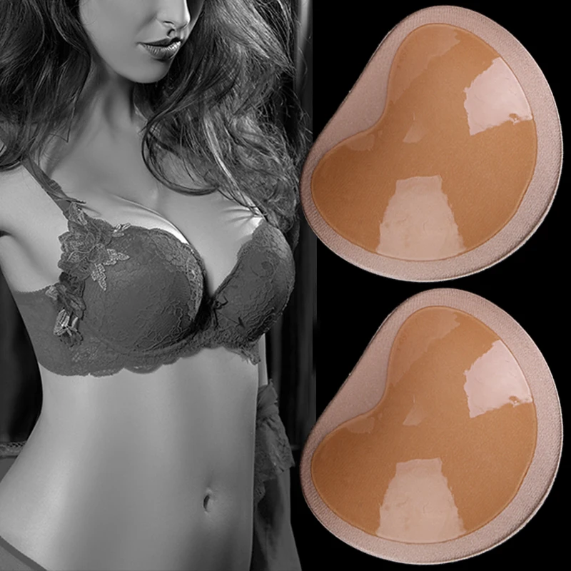 

Silicone Bra Pad Women's Invisible Padding Magic Bra Inserts Sponge Bra Breast Push Up Pads Swimsuit Nipple Cover Stickers Patch