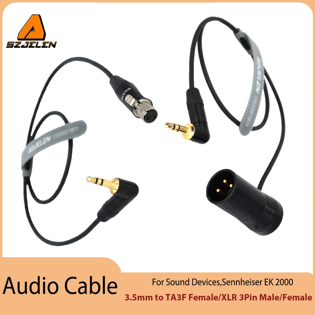 Audio Cable 3.5mm to TA3F Female/XLR 3Pin Male/Female for Sound Devices,Sennheiser EK 2000
