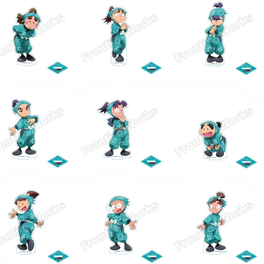 

Игра Inadera Rantaro Fukutomi Shinbei Shinpei Kisanta Souemon Kuroki, акриловая кукла-подставка, аниме-фигурка, модель, игрушка для косплея в подарок