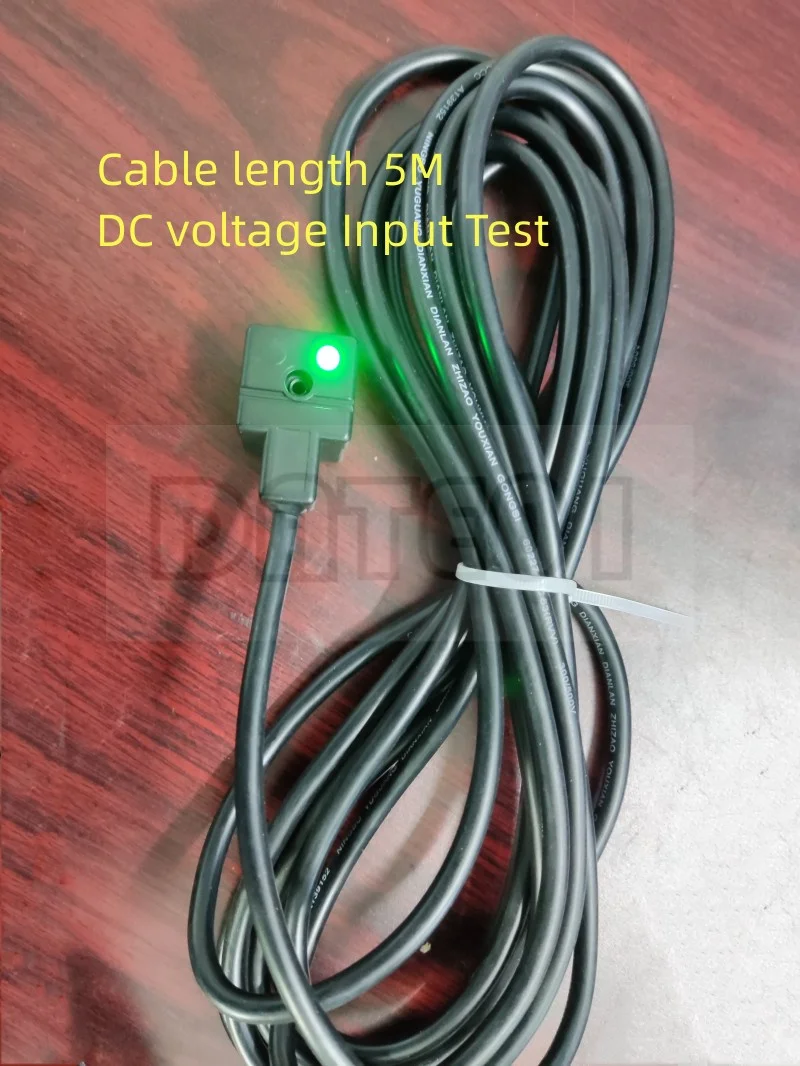 Imagem -06 - Conector Terminal Integrado Din43650a da Caixa da Tomada da Bobina da Válvula Solenóide de Mpm Furos dc 24v Indicador 3m 5m Cabo de Alimentação