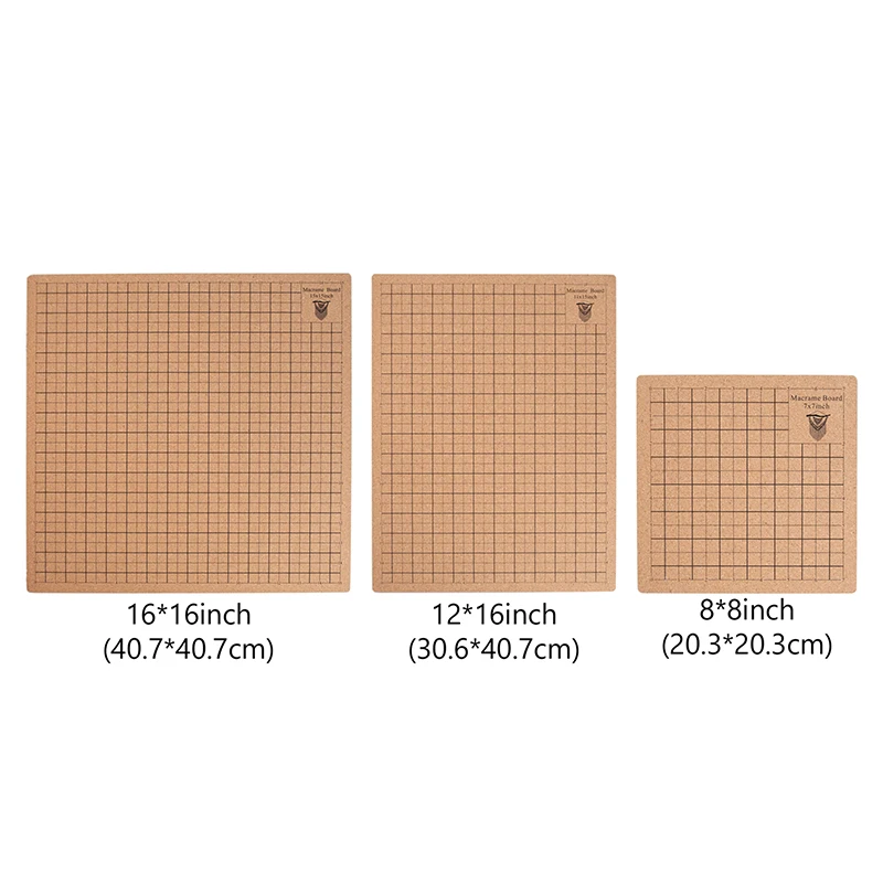 Macrame Board Grided Cork Board 8x8\'\', 12x16\'\', 16x16\'\' for Bracelet Project Jewelry Making Hand Kniting Work DIY Craft Supplies