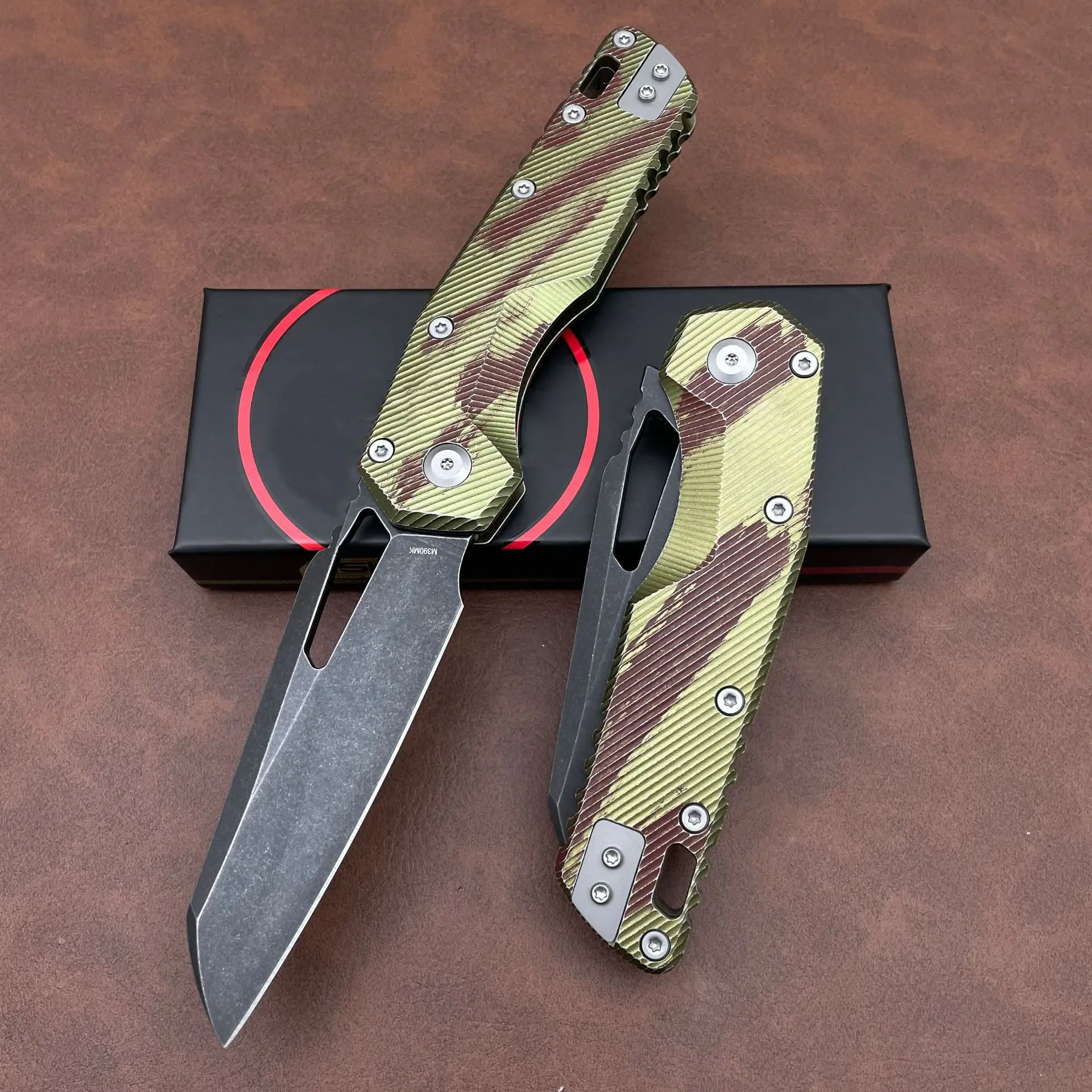 

MSI Manual Folding Knife 3.42" M390MK Plain Blade, G10 Handles