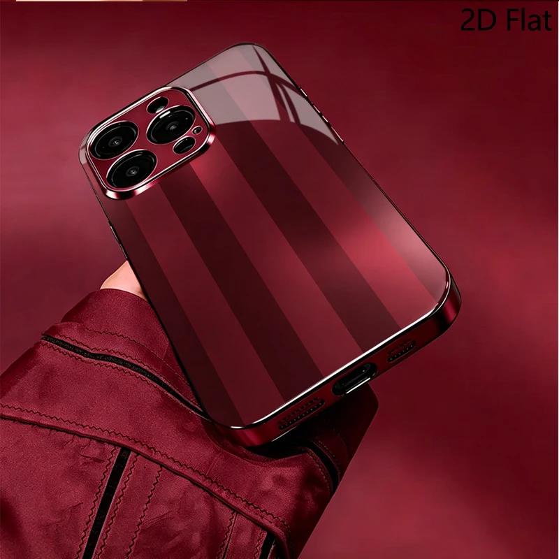 Vertical Striped 2DFlat For IPhone17 18 16 15 14 13 12 11 Pro Max XS XR 8 7Plus Phone Cover Shockproof Protective Back Cover - view 6