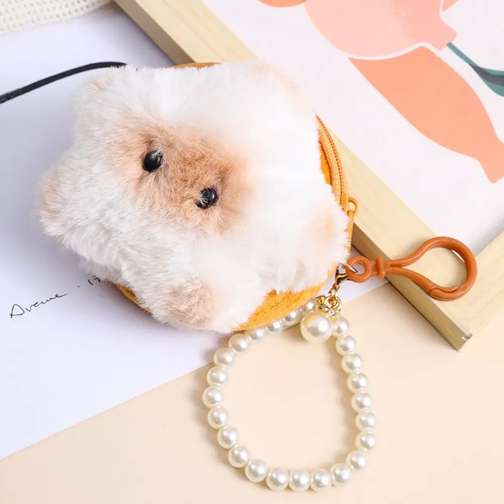 Star Capybara Coin Purse Six Styles Round Stuffed Plush Keychain Wallet Kawaii Bow-knot Mini Cartoon Bag Boy