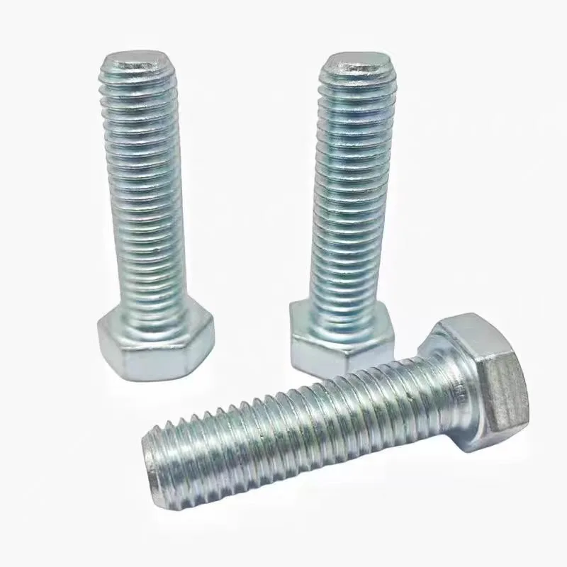 M10 M12 M14 M22 8.8 Grade Galvanized Outer Hexagonal Bolts High Strength Metalworking Screws