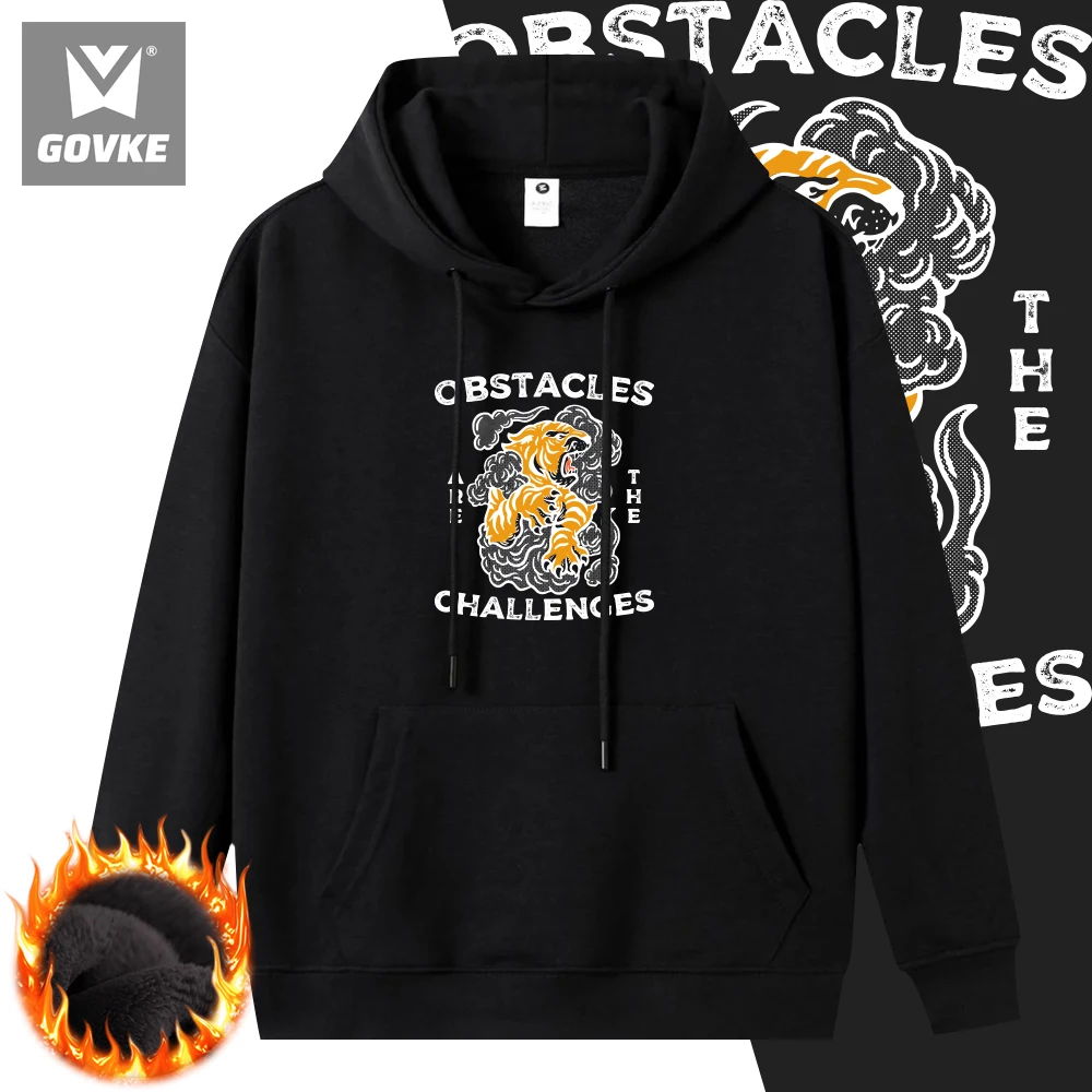 

Cbstacles Challences Monster Hoodie New in Hoodies & Sweatshirts Polyester Design Halloween Autumn and Winter Men's Hoodies