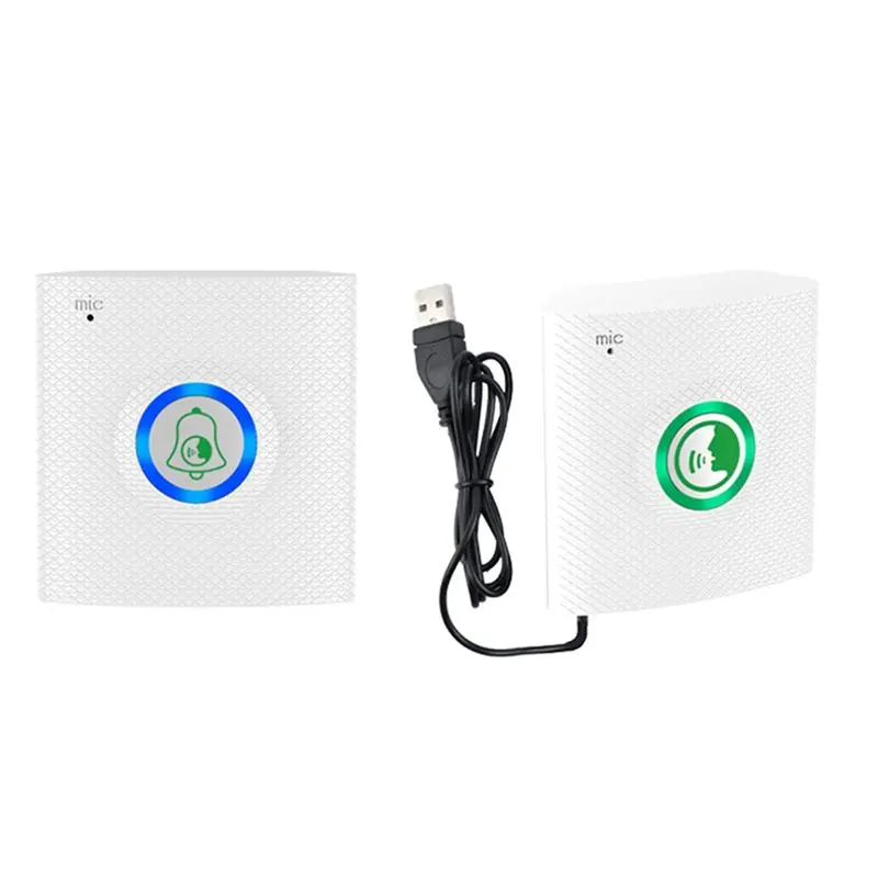 [new-a08r】-wireless-long-distance-voice-intercom-full-duplex-door-phone-two-way-audio-doorbell-welcome-chime-elderly-bell