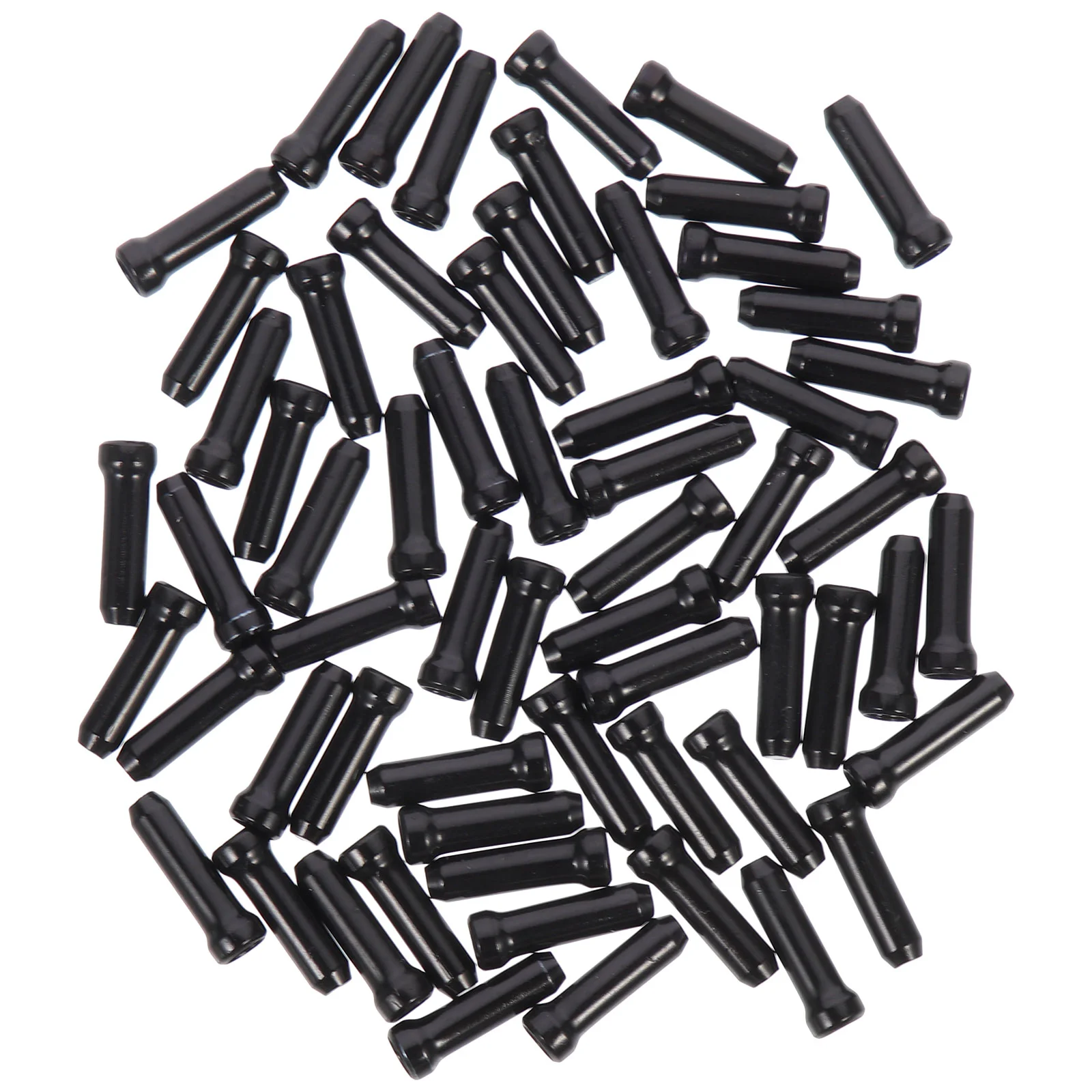 

50 Pcs Bicycle Tail Cap Brakes Bike Gears Wire End Caps Tails Supplies Bicycles Cable Aluminum Alloy