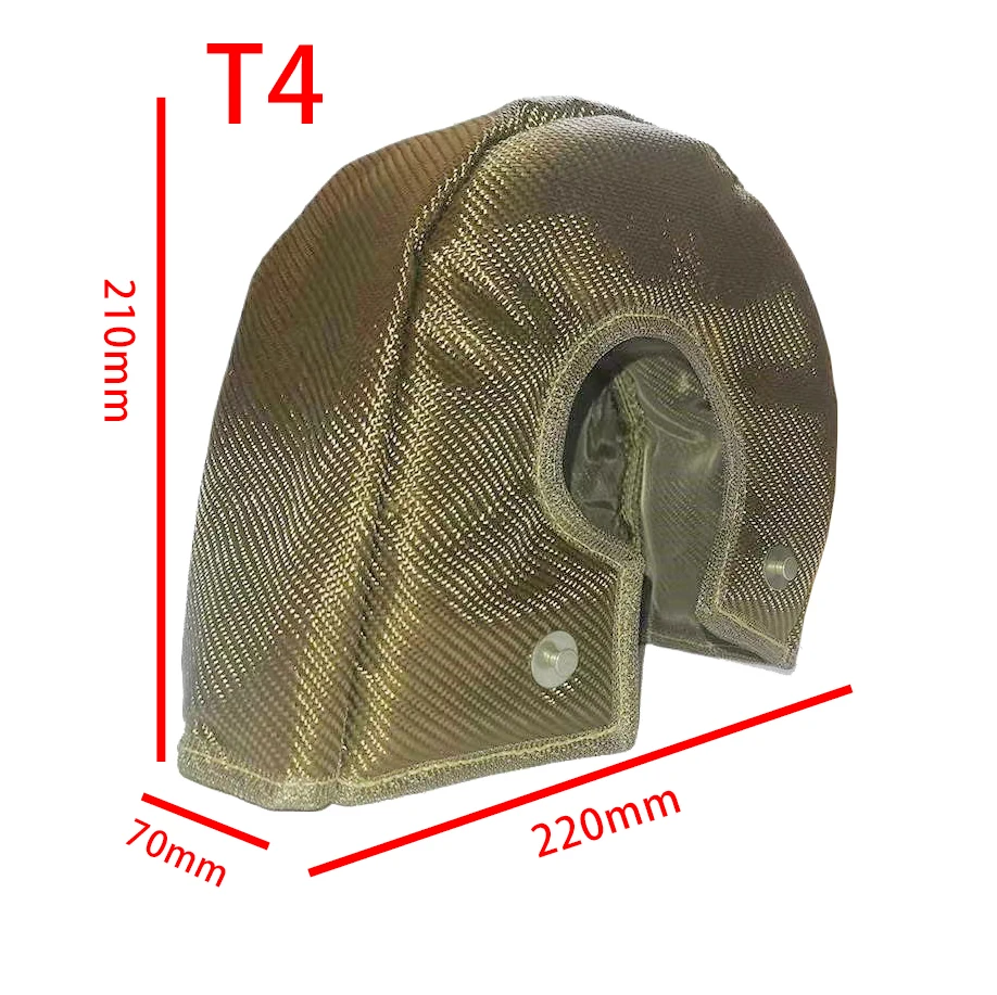 

Водонепроницаемая и изолированная искусственная кожа автомобильный Турбокомпрессор T4 coverTurbo защитная изоляция защитная оболочка гоночные аксессуары