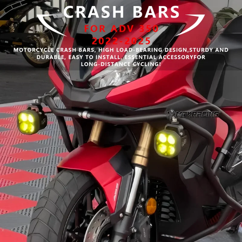 

MTKRACING аварийные дуги для HONDA ADV 350 2022-2025, защита бампера двигателя, клетка для трюков, защита рамы двигателя