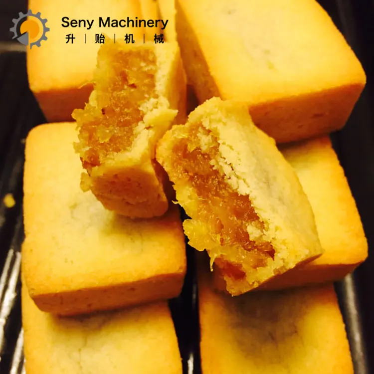 Multi Function Automatic Pineapple Pastry Making Machine Pineapple Shortcake Production Line for Industry