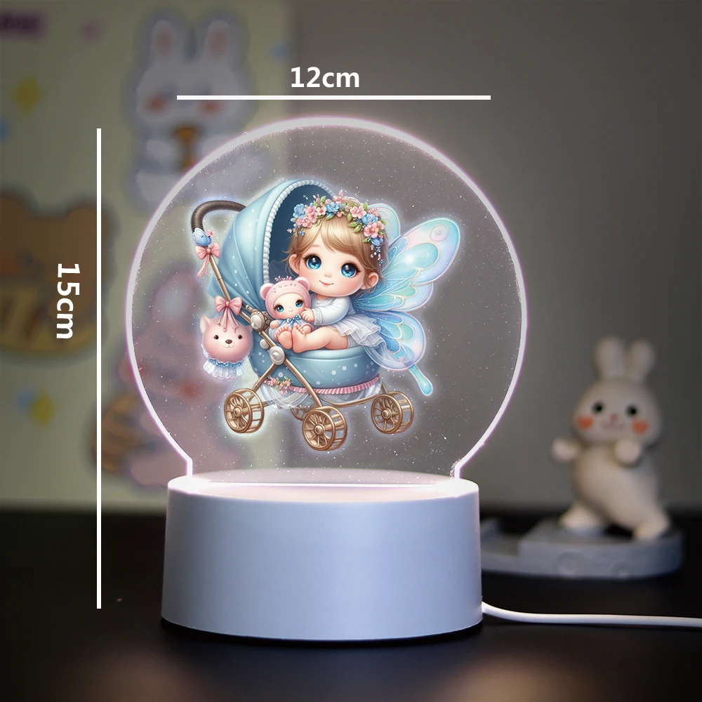 Fairy Led Night Light For Home Room Decoration Nightlight Gift For Kids 3D Led Night Light Color Changing