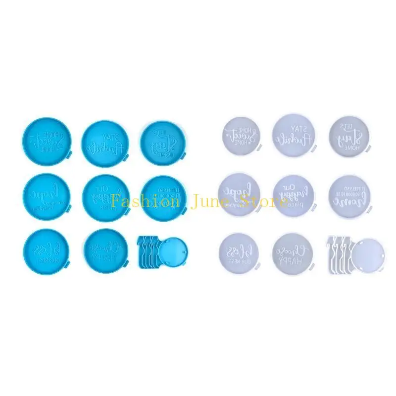 

N5KA Molds for Resin Casting,8PCS Round Resin Molds with Holder Mold