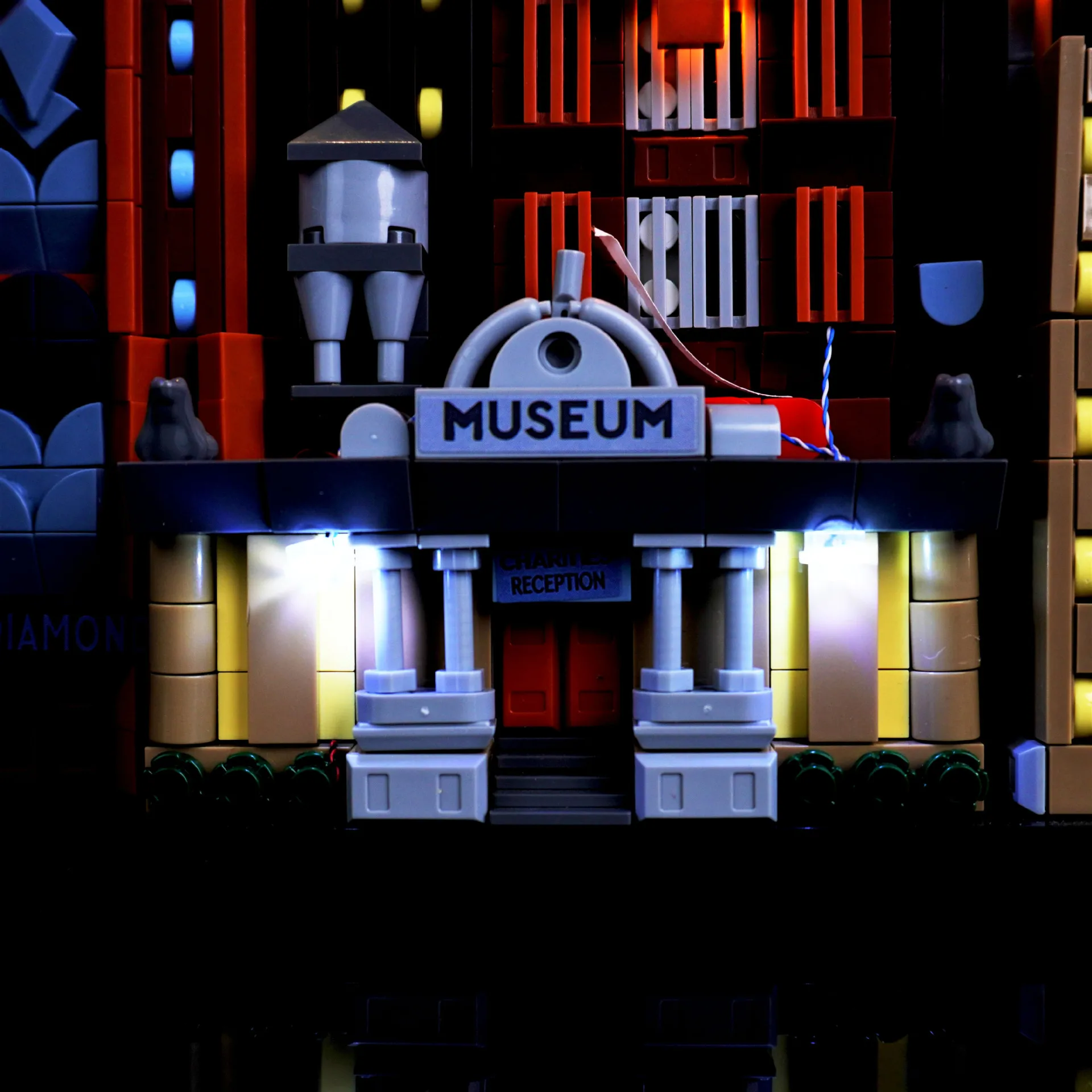 Kit de luces LED para bloques de construcción Gotham City Skyline 76271, juego de iluminación DIY con Control remoto (modelo no incluido)