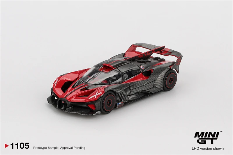 (Przedsprzedaż) MINI GT 1:64 Bolide Red Model kolekcjonerski samochodu z odlewu metalowego
