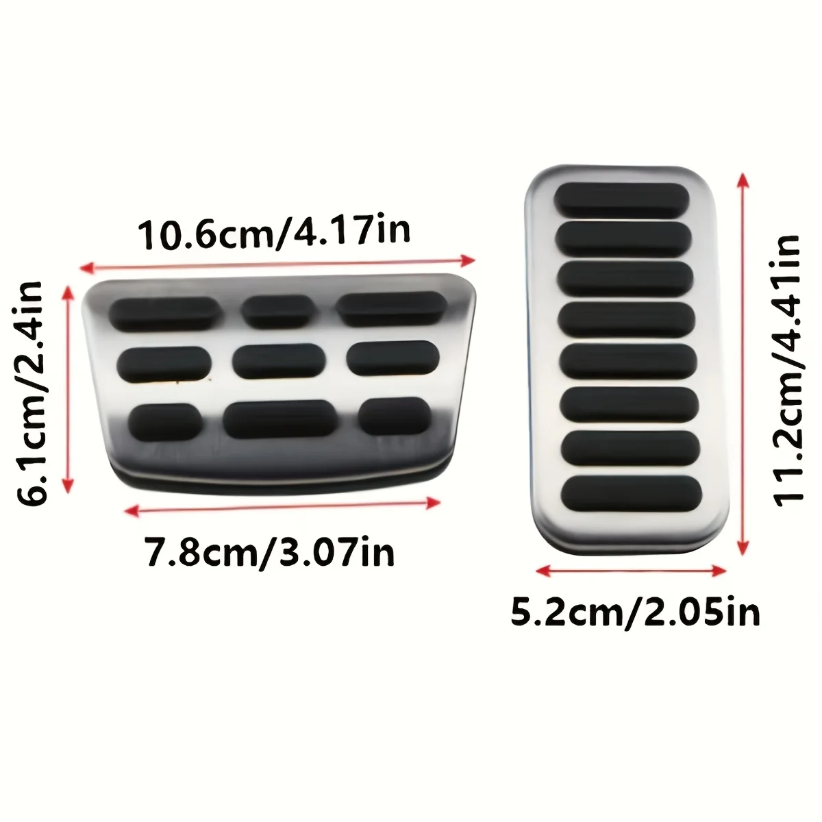 Automatic No Drill Brake Gas Pedal Cover For Hyundai Elantra GT 2017 2018 2019 2020 2021 2022 2023 2024 2025