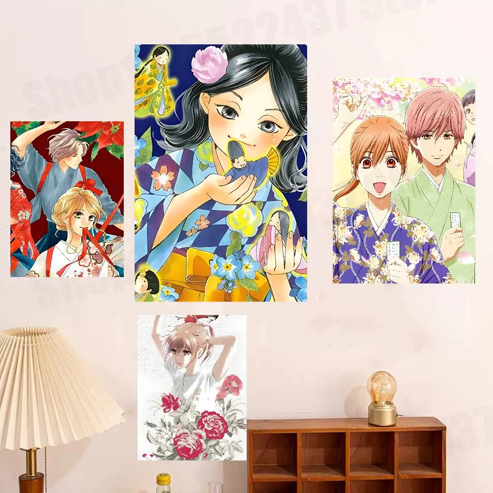 

TV C-Chihayafuru Compete Vintage Retro Poster Sticker Classic Art Painting for Home Bedroom Cafe Office Wall Decor