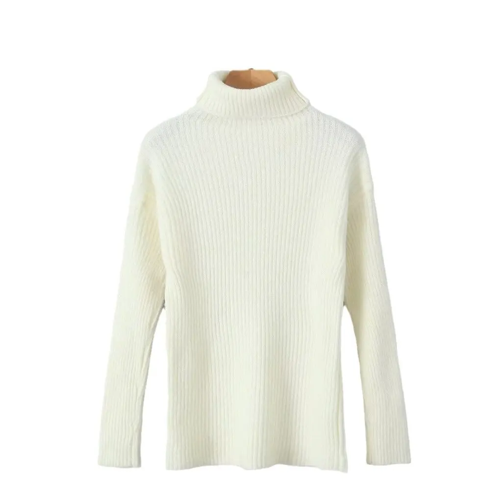 

Fashion Joker Women's Multicolor Turtleneck Long Sleeve Sweater Autumn C54029