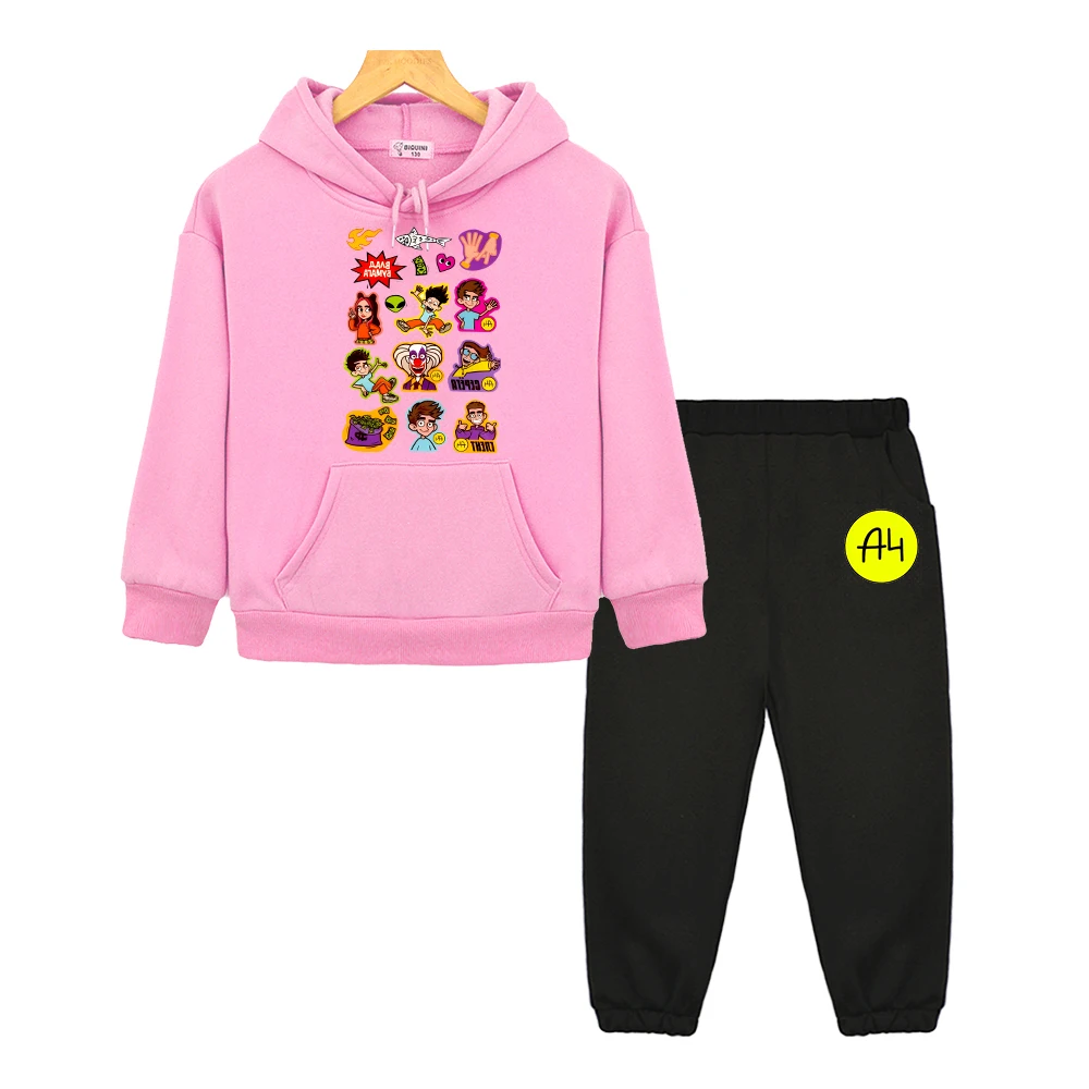 

Game Kawaii а4 мерч anime hoodie boys girls Hooded Sets Влад a4 Бумага sweatshirt Fleece pullover Jacket kids boutique clothes